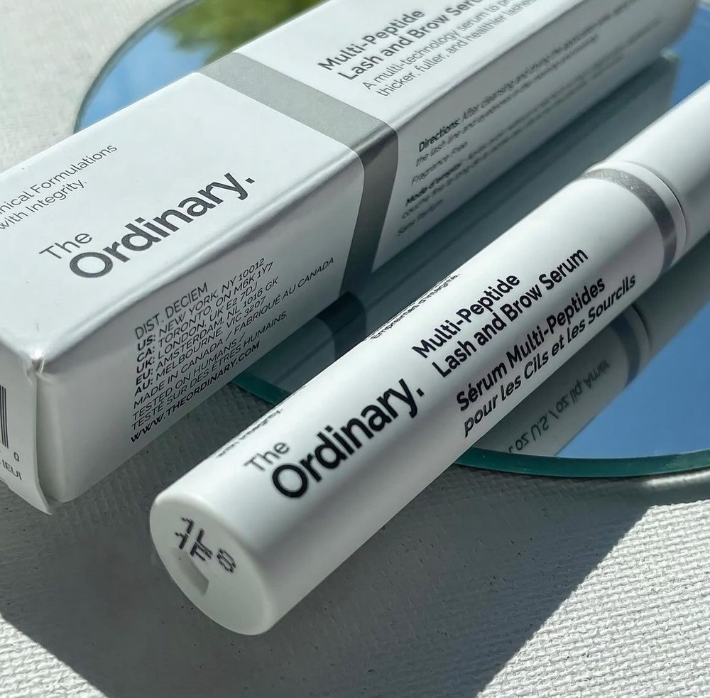 Сыворотка для роста ресниц и бровей Multi-Peptide Lash and Brow Serum The Ordinary мультипептидная, объем #1