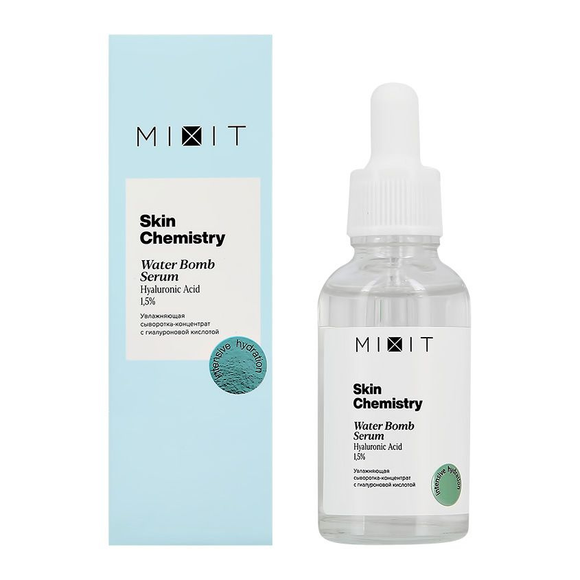 Сыворотка-концентрат для лица MIXIT SKIN CHEMISTRY с гиалуроновой кислотой (увлажняющая) 30 мл  #1