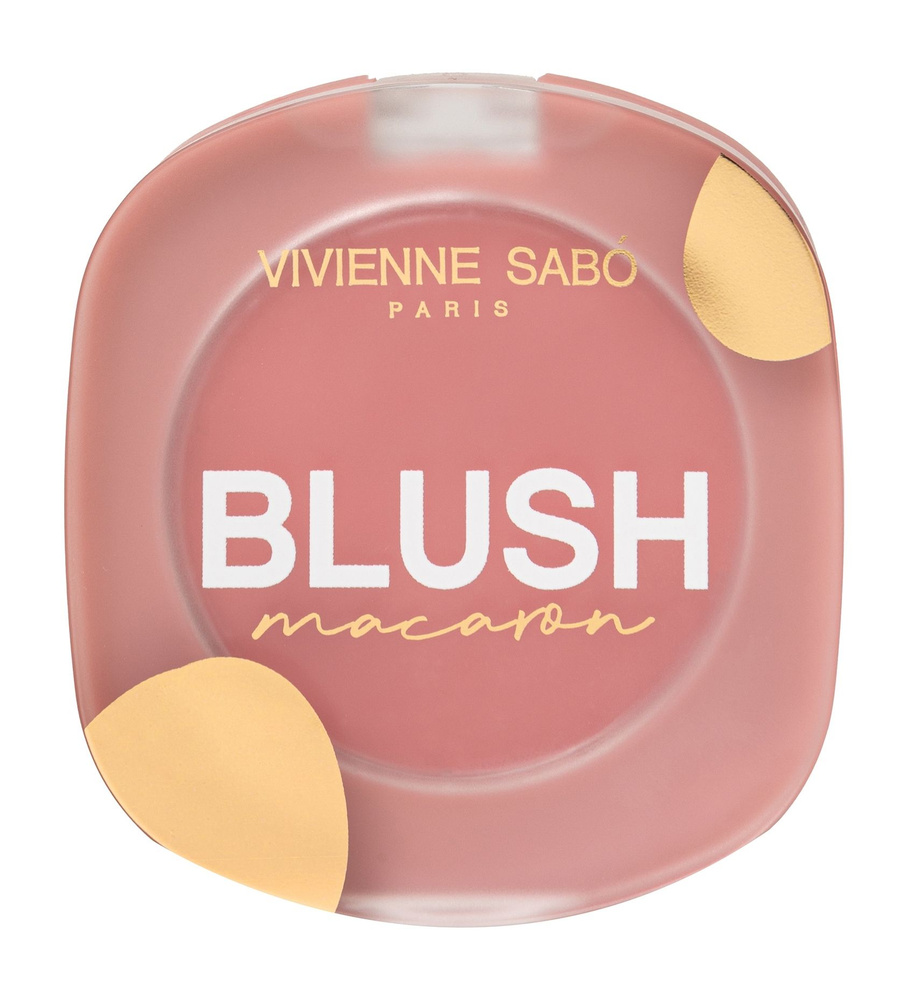 VIVIENNE SABO Матовые румяна для лица Macaron, 4,1 г, 03 Нежно-розовый  #1