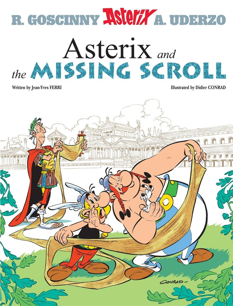 Asterix and The Missing Scroll. Комикс / Le Papyrus de Cesar. Астерикс / Книга на Английском | Ferri #1