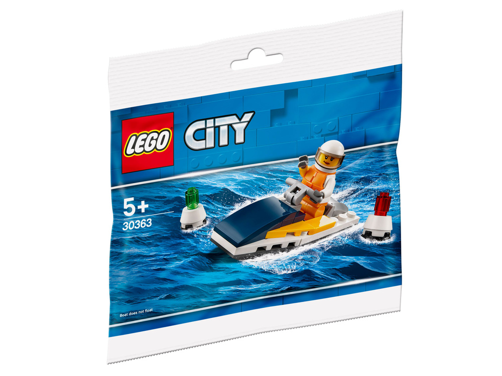 Конструктор LEGO City 30363 Race Boat (Гоночный катер) polybag #1