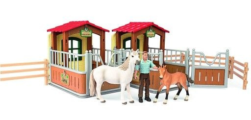 Набор стойл для лошадей Schleich Stable Boxes 72116 #1