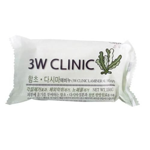 Очищающее мыло для лица и тела на основе бурой водоросли 3W Clinic Dirt Soap Kelp 150g  #1