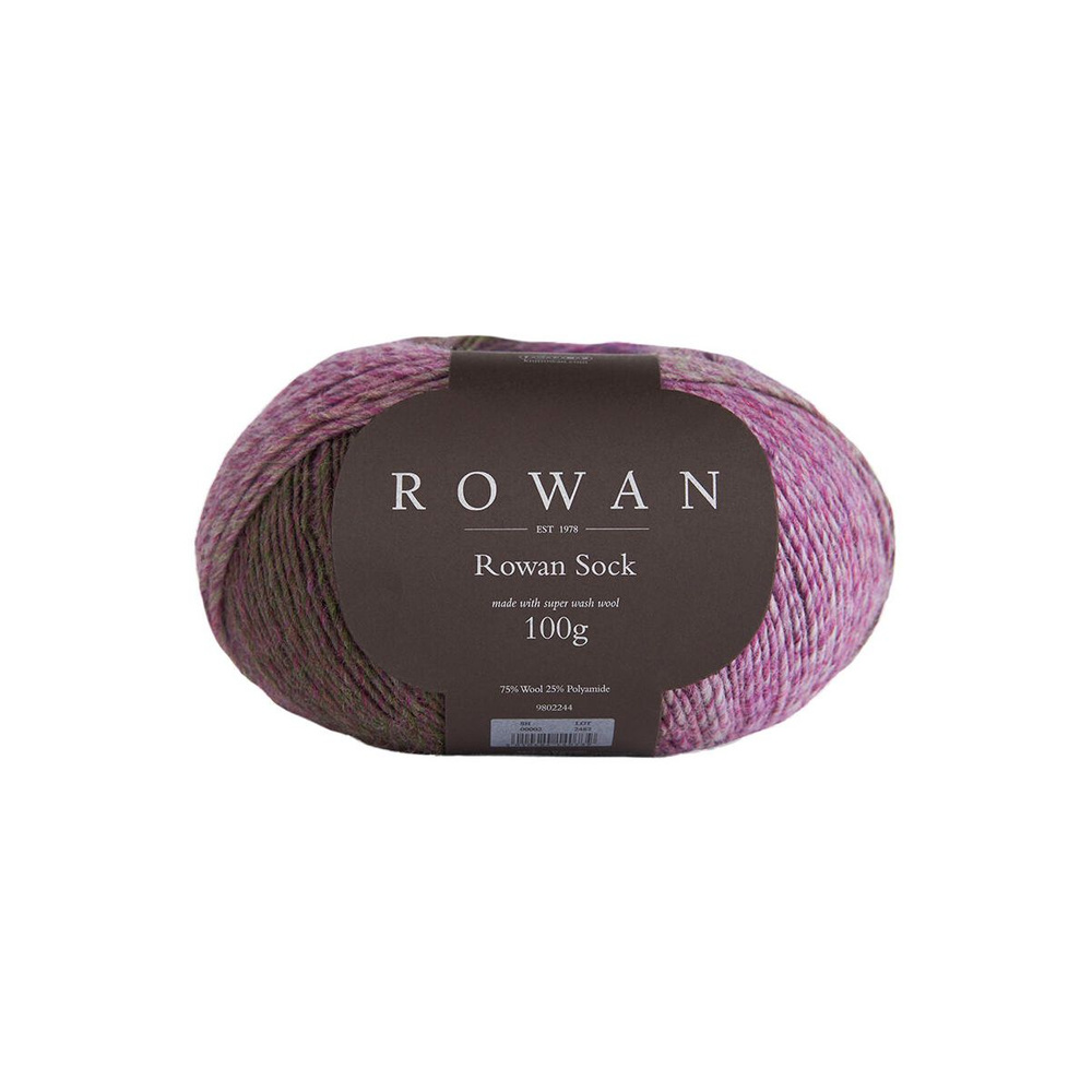 Rowan Sock /Рован Сокс/ пряжа Rowan, 9802244, 100гр/400м, цвет 002, heathers (вереск)  #1