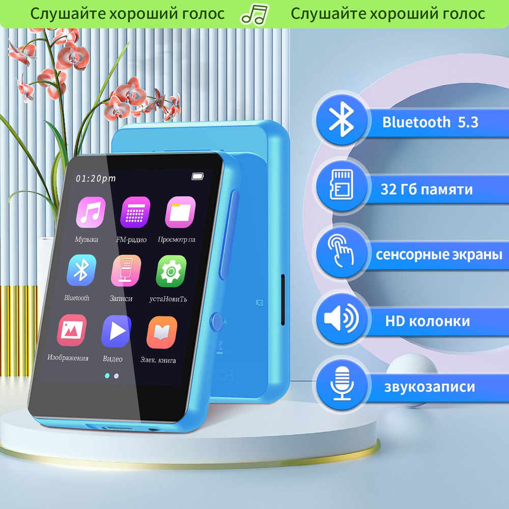 MP3-плеер MP3-C, 32 ГБ купить по выгодной цене в интернет-магазине OZON  (1376132362)