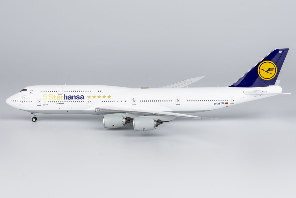 Lufthansa Луфтанса 747-8i Mодель самолета Титул люци с пятью звездами D-ABYM 1:400 NG Models 78011  #1