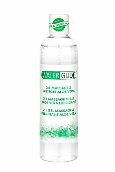 ель-смазка Waterglide 2:1 Massage Gel & Lubricant Aloe Vera, 300 мл #1