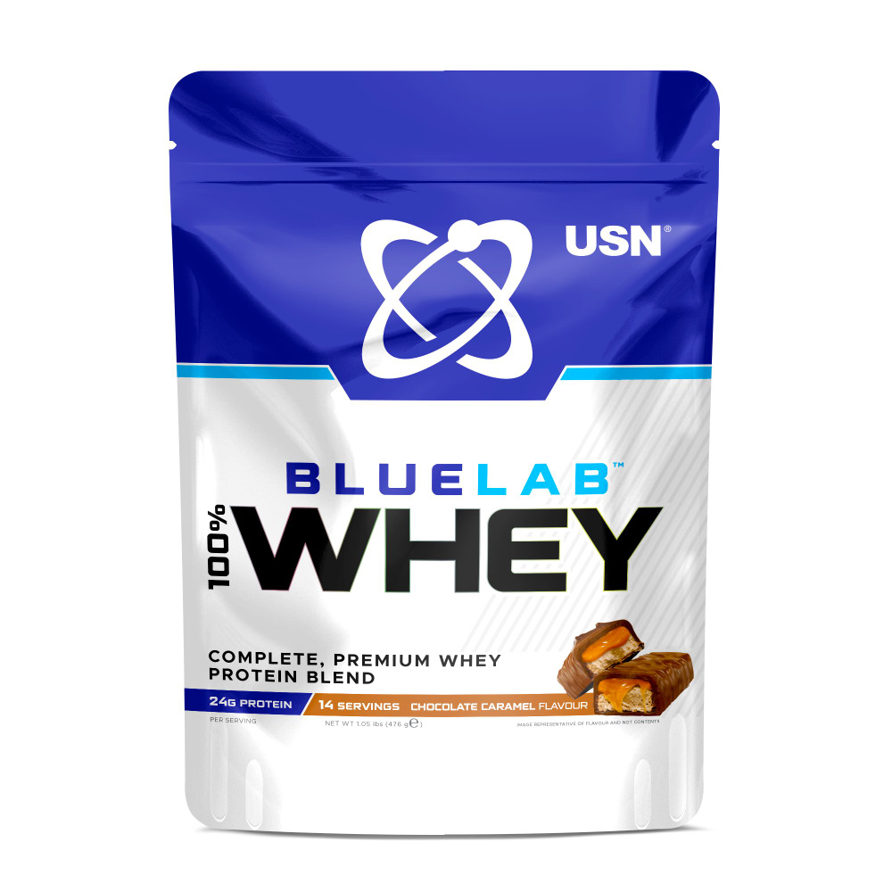 USN BlueLab Whey 476 g DOY / ЮСН БлюЛаб Вей сывороточный протеин 476 гр (шоколад-карамель)  #1