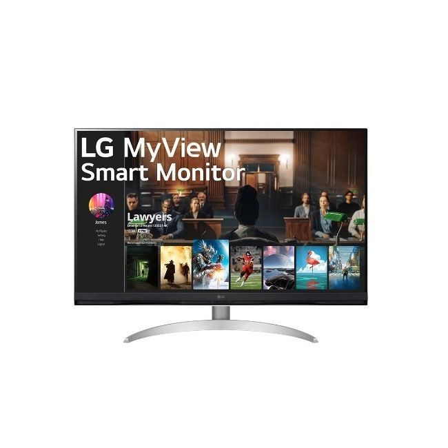 LG 31.5" Монитор 32SQ700S-W, белый #1