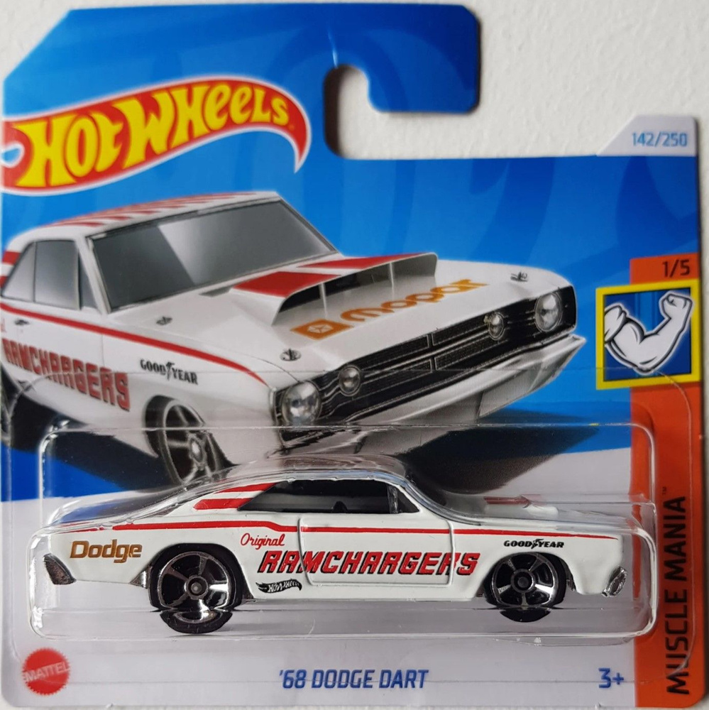 Машинка Хотвилс игрушка коллекционная Hot Wheels 68 DODGE DART 5785_HTC57  #1