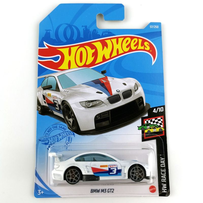 Машинка Mattel Hot Wheels 2021 C4982 Bmw M3 Gt2 White #1