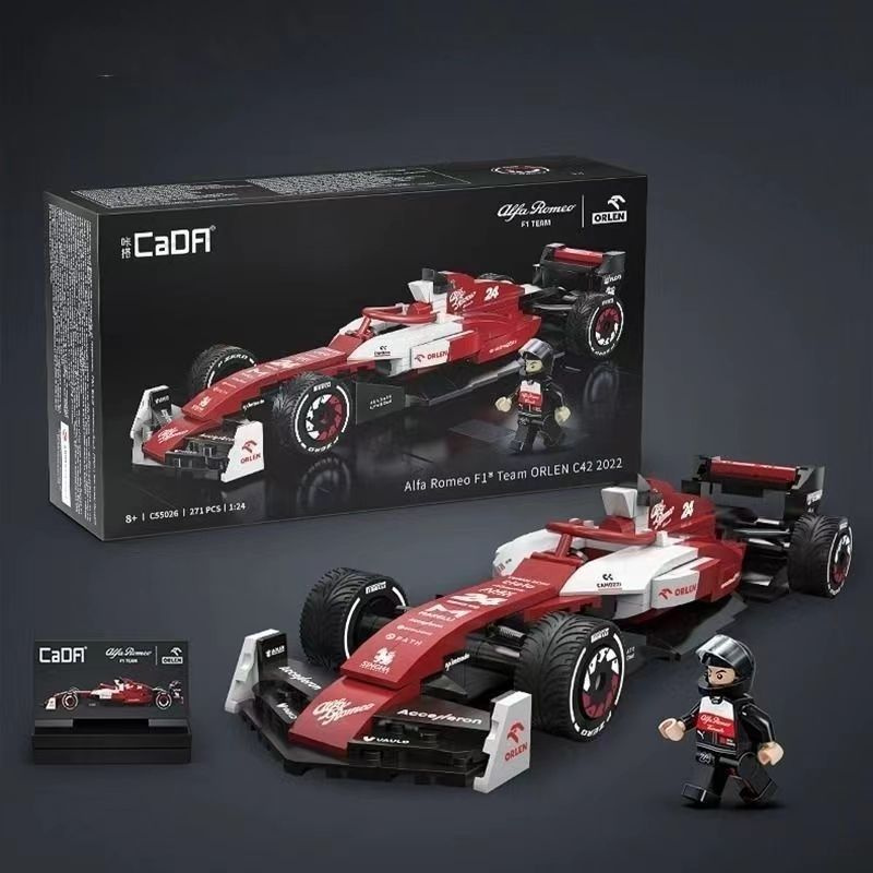 Конструктор 3D CaDA машина Формула 1 Alfa Romeo F1 1/24 #1