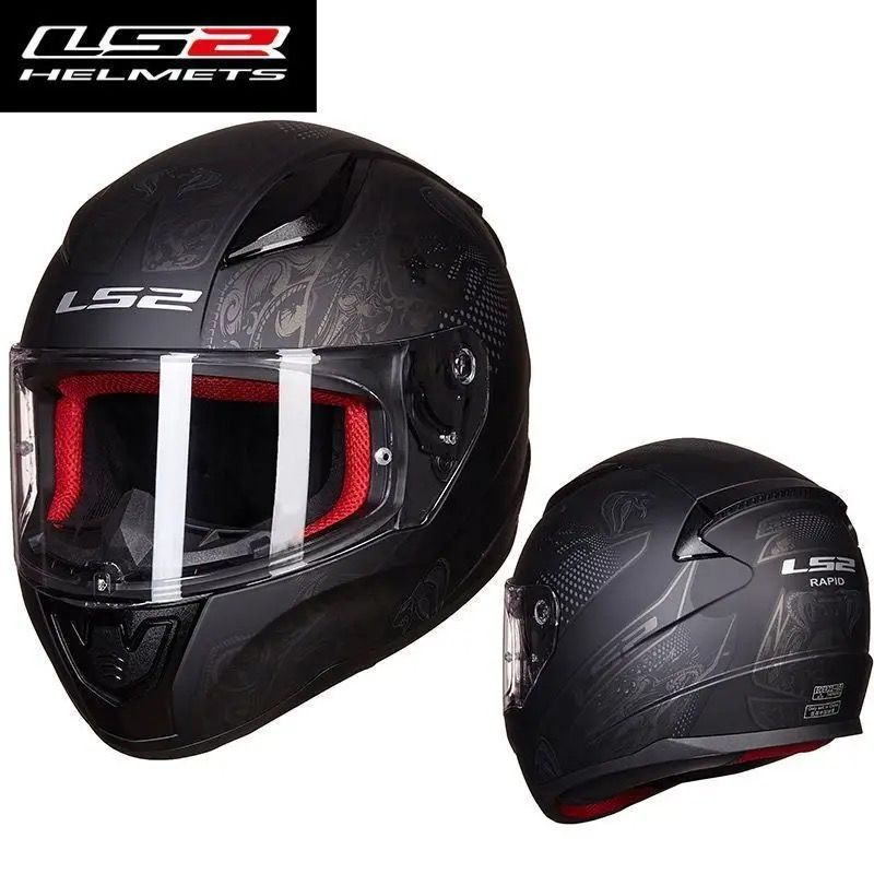 LS2 HELMETS Мотошлем, цвет: серый, размер: XL #1