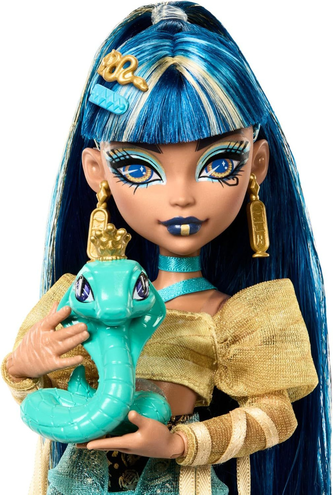 Monster High Cleo De Nile Doll in Golden Blouse & Layered Skirt - Кукла Монстр Хай Клео де Ниль в золотой #1