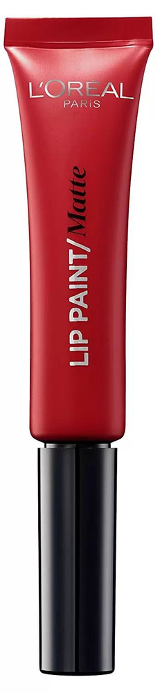 L'OREAL INFAILLIBLE LIP PAINT Лаковая губная помада, тон 204 Red Actually #1