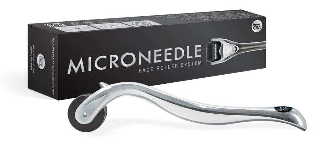 Микроигольчатый массажер для лица ORA Silver Deluxe Microneedle Dermal Roller System (0.25mm)  #1