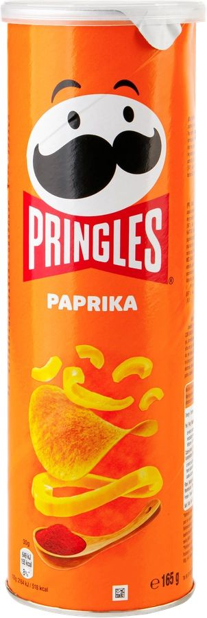 Чипсы картофельные PRINGLES Паприка, 165г #1