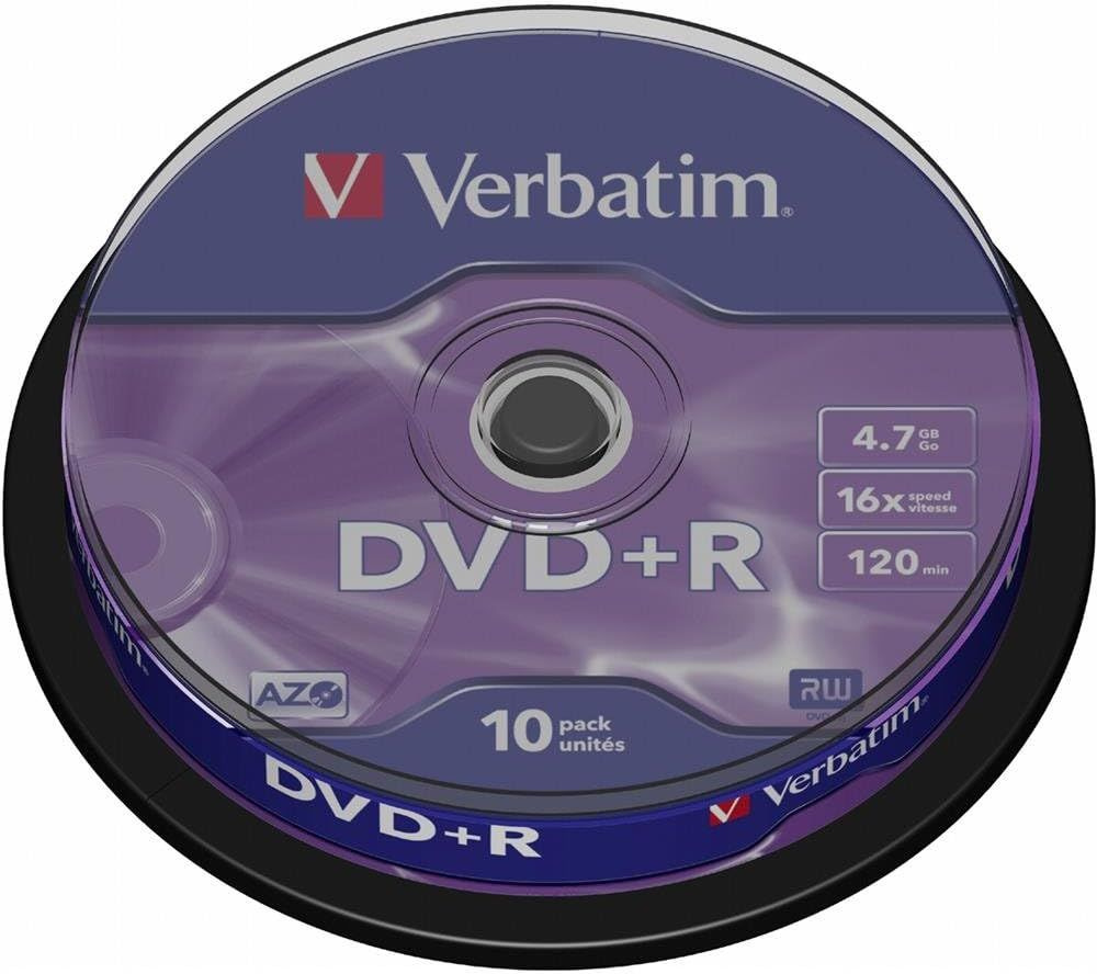 Диски DVD+R 4.7Gb Verbatim (43498)16X AZO MATT SILVER 50шт Cake Box #1