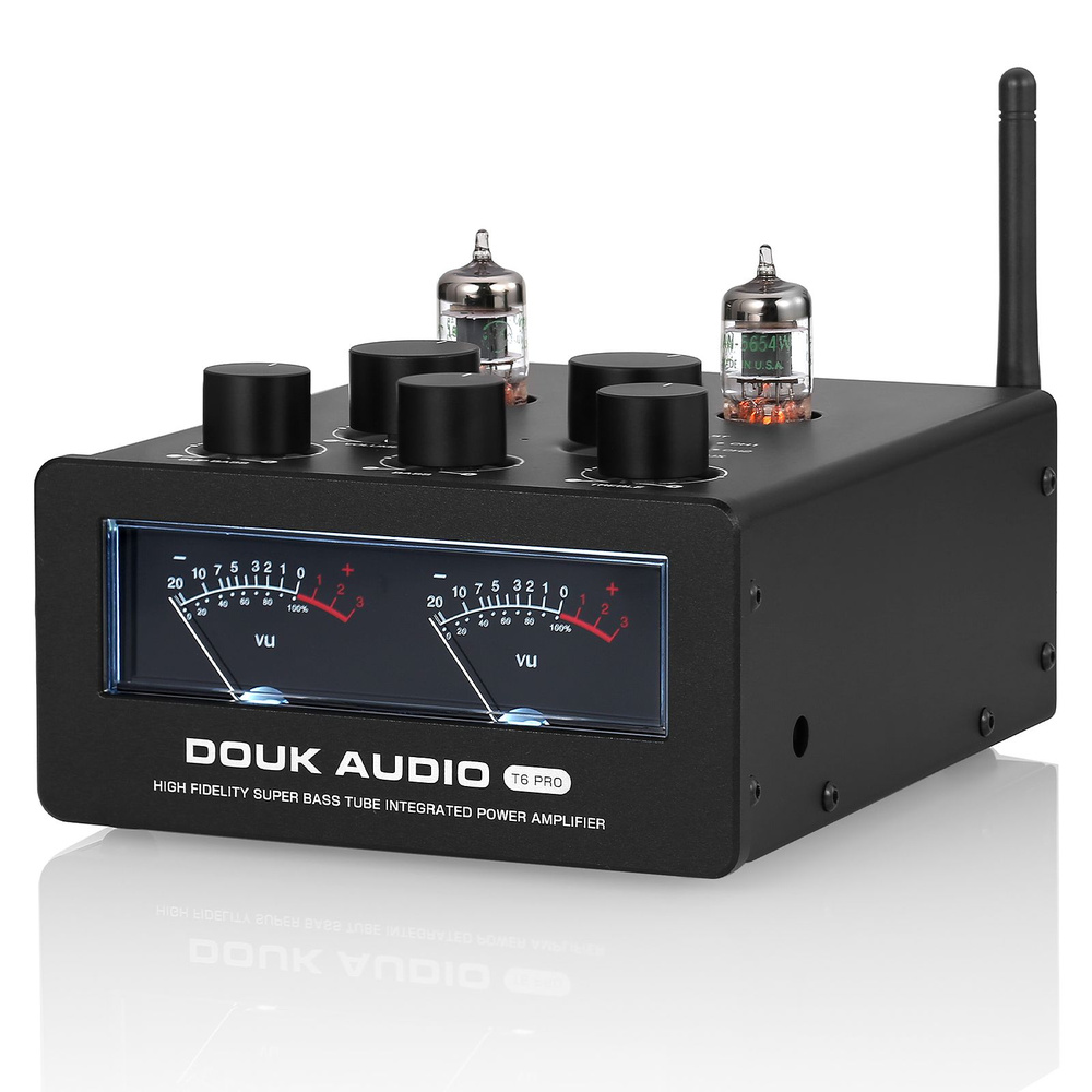 Douk Audio T6PRO HIFI TPA3255 усилитель на трубке Bluetooth с 300 - ваттной таблицей VU  #1