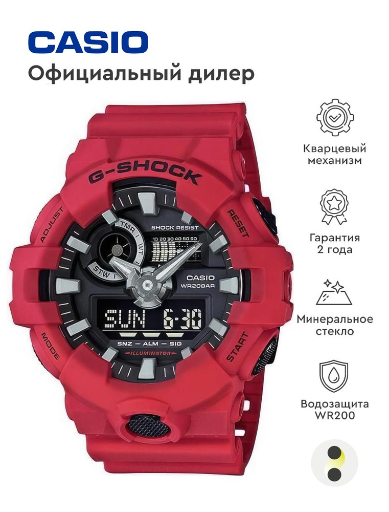 Мужские наручные часы Casio G-Shock GA-700-4A #1