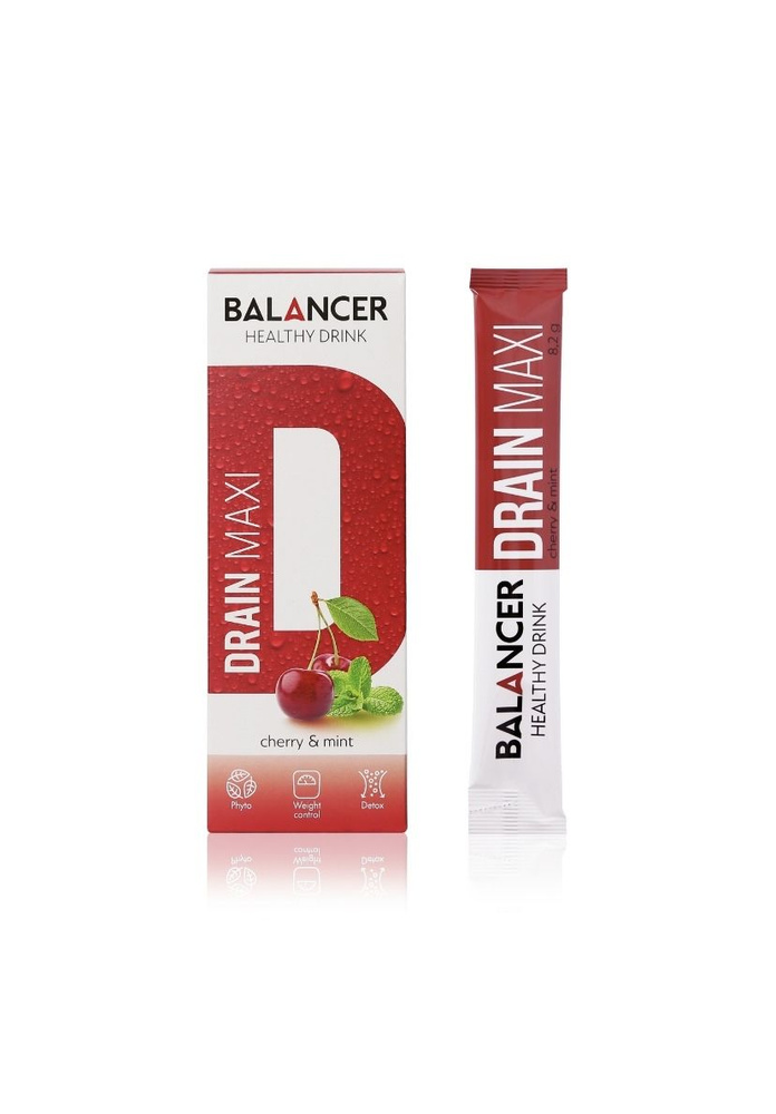 Очищающий и дренирующий напиток BALANCER DRAIN MAXI со вкусом Вишнямята , 10 шт.  #1