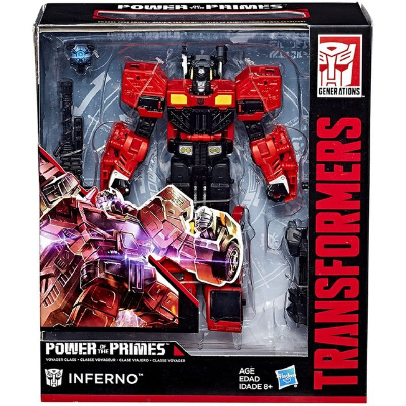 Трансформеры игрушки Hasbro Transformers Generations Power of the Primes Voyager Class Inferno 17cm  #1