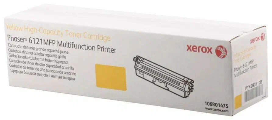 Картридж Xerox 106R01475 желтый #1