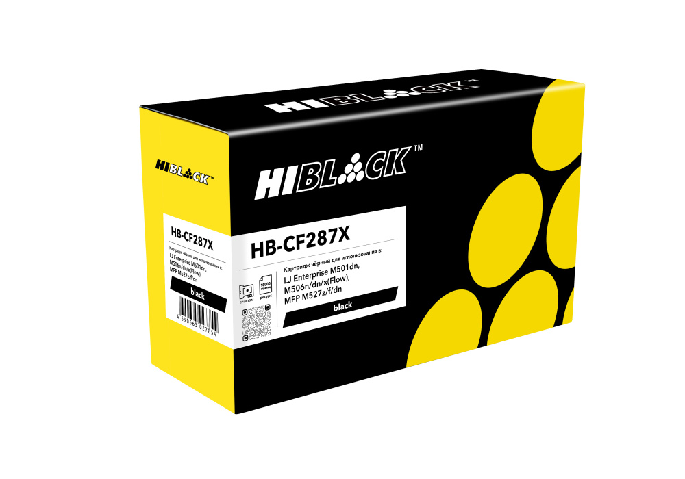 Картридж Hi-Black (HB-CF287X) для HP LJ M506dn/M506x/M527dn/M527f/M527c, 18K #1