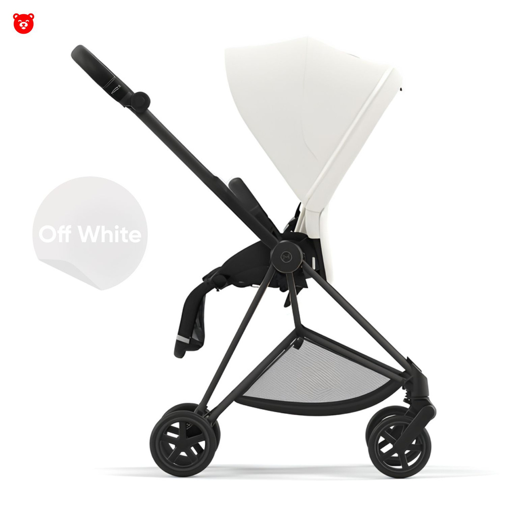 Cybex Mios III Прогулочная коляска, шасси Matt Black, текстиль Off White  #1