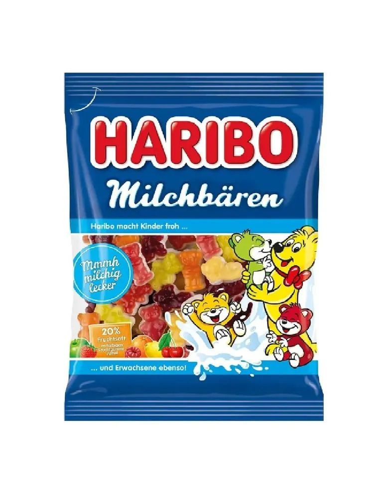 Мармелад жевательный Haribo Молочные мишки 160гр Германия #1