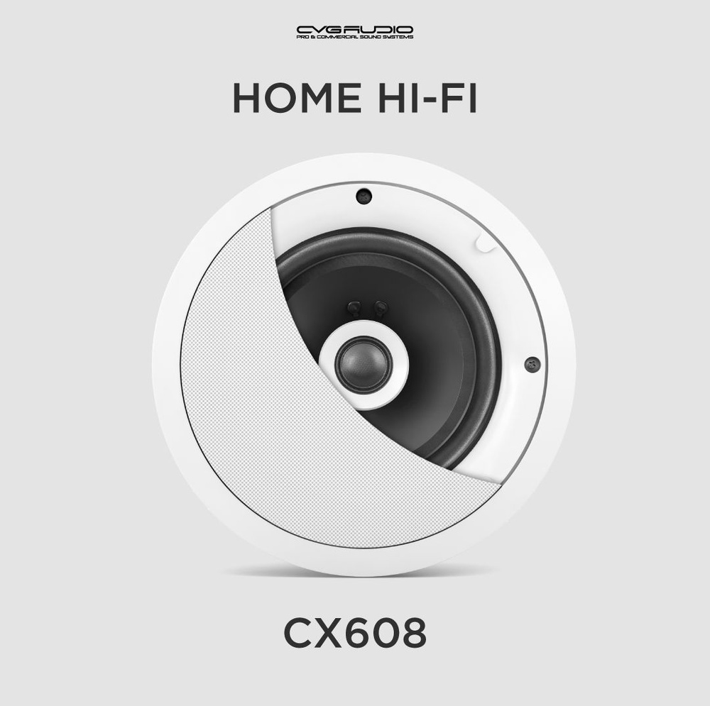 CVGAUDIO CX608 Двухполосная акустическая система Hi-Fi класса 6,5 (165 mm) 1 (25,4 mm) мощность 40W RMS #1