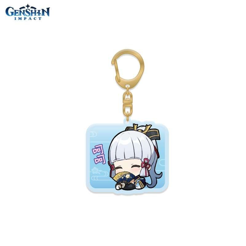 Брелок акриловый Геншин Chibi Expressions Character Acrylic Keychain Kamisato Ayaka 6974696611328  #1