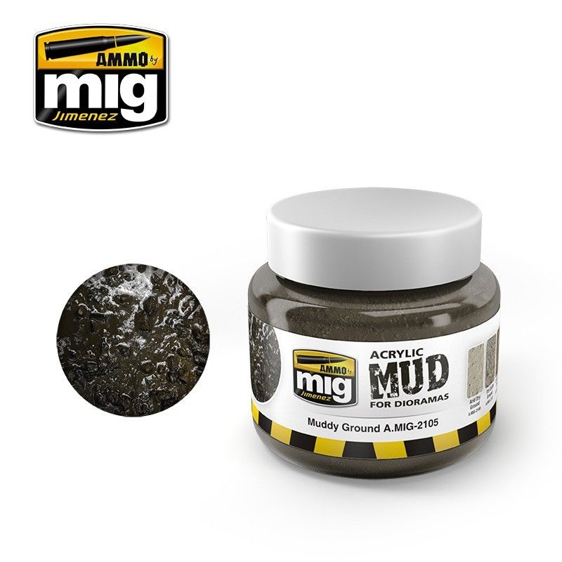 Текстурная паста Muddy Ground (250mL) (Ammo Mig) #1