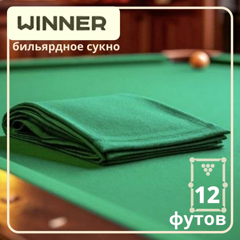 Сукно Winner - Rus Pro для бильярдного стола 12 футов #1