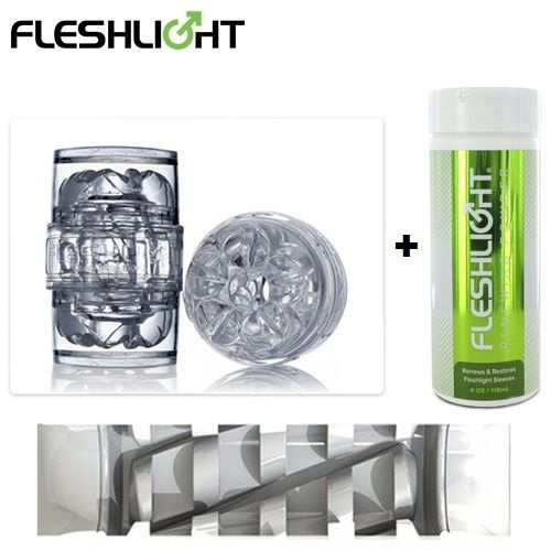 Fleshlight Набор мастурбатор - Quickshot Vantage + восстанавливающий порошок для киберкожи Renewing Powder #1