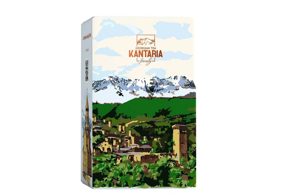 Kantaria, Чёрный листовой (органический) чай Сванетия с Чабрецом, 50 гр., Грузия.  #1