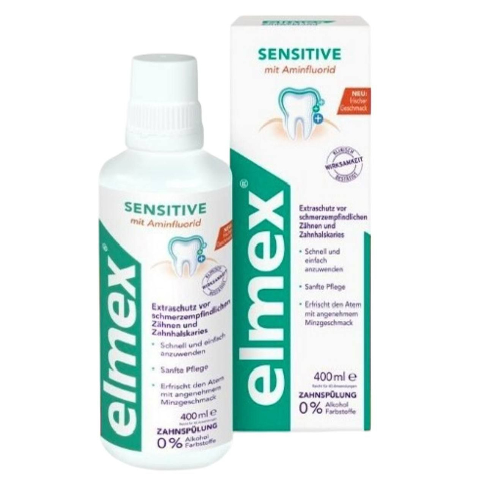 ELMEX ОПОЛАСКИВАТЕЛЬ SENSITIVE PLUS для полости рта 400мл - 1 шт. #1