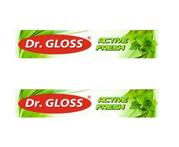 Dr. Gloss Зубная паста Active Fresh, 100 гр, 2 шт #1