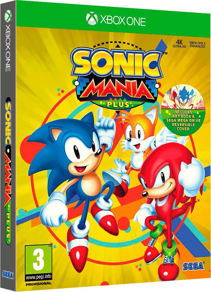 Игра Sonic Mania Plus (+ Артбук) (Xbox One, Xbox Series, Английская версия)  #1