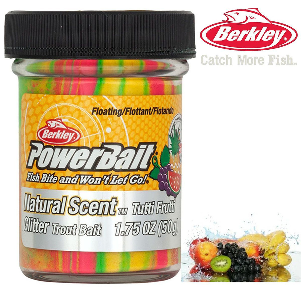 Паста Berkley PowerBait Natural Scent Trout Bait Tutti Frutti 50g #1