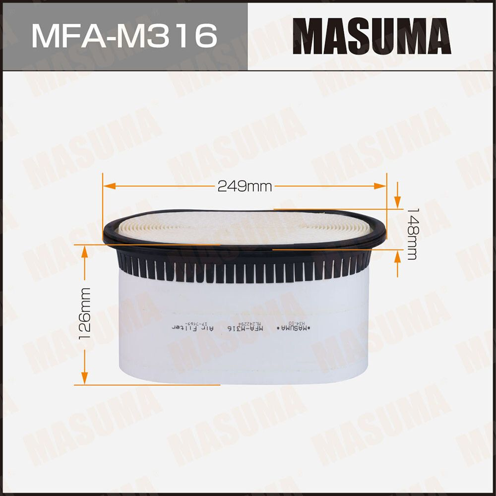 Фильтр воздушный Masuma MFA-M316 #1