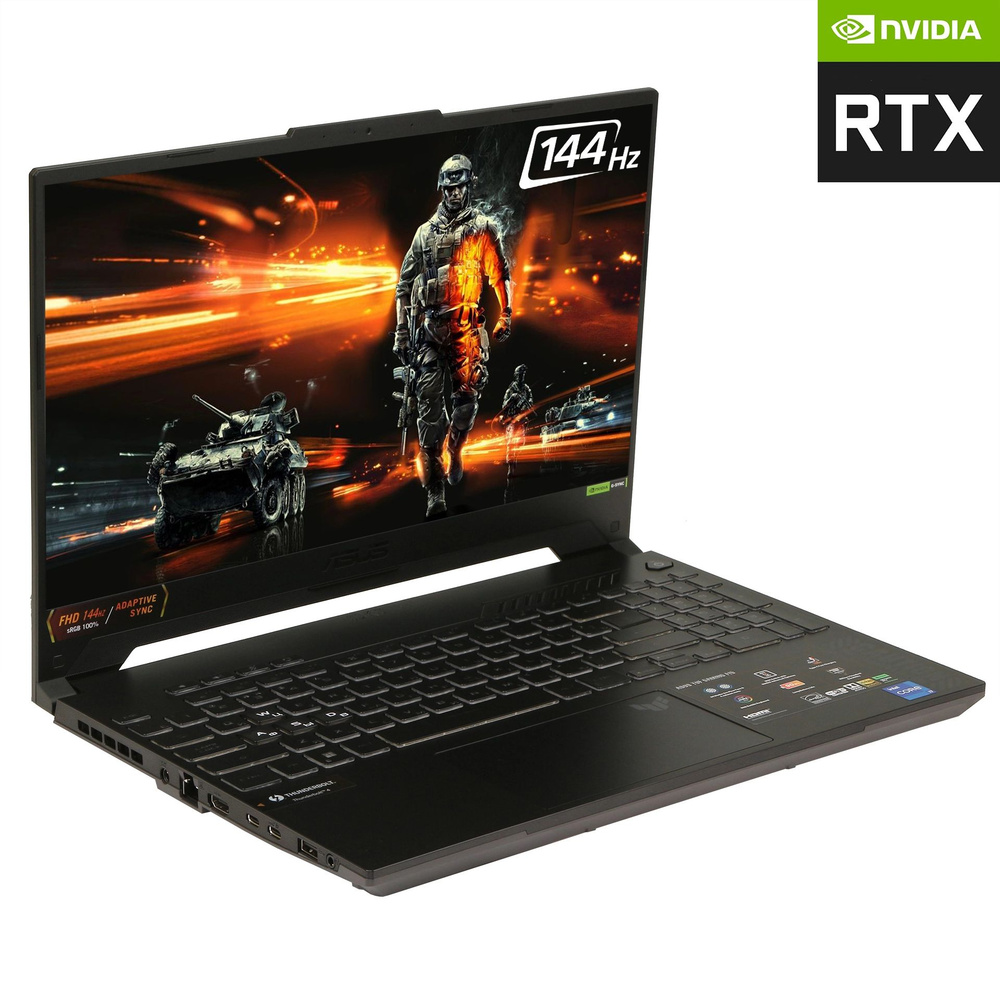 ASUS TUF Gaming F15 FX507ZI4-LP030 Ноутбук 15.6", Intel Core i7-12700H, RAM 16 ГБ, SSD 512 ГБ, NVIDIA #1