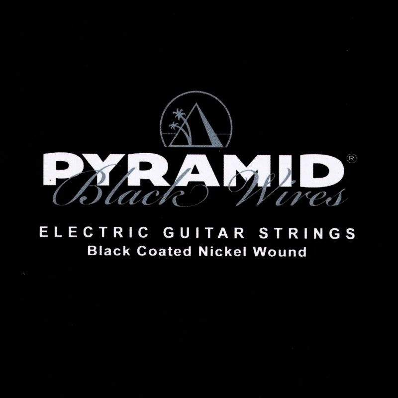 Струны для электрогитары Pyramid 441100 Black Wires Nickel Coated Light 10-46 #1