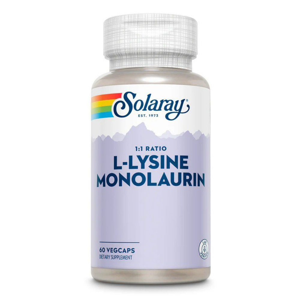 L-лизин Монолаурин (L-Lysine Monolaurin), 60 растительных капсул #1