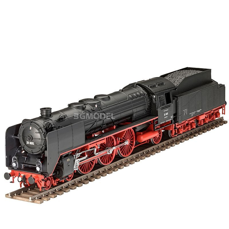 Сборная модель Машинка Revell-02172 1/87 BR01 heavy-duty high-speed steam train model kit  #1