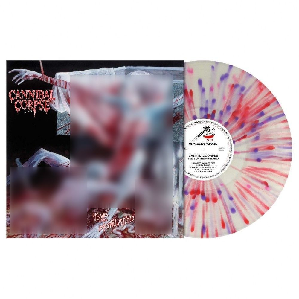 Виниловая пластинка Cannibal Corpse - Tomb Of The Mutilated,coloured,1LP #1