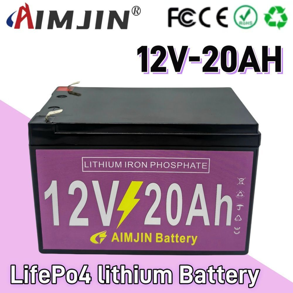 Батарея 12V 20Ah LiFePO4 Литий-железо-фосфатная Аккумуляторная батарея 12V LiFePO4 для детских скутеров, #1