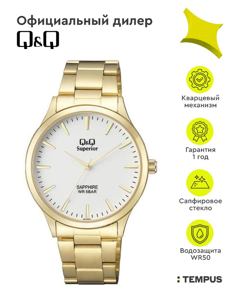 Мужские наручные часы Q&Q Superior S278J001Y #1