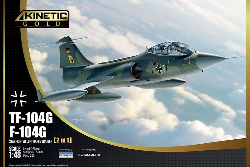 Сборная модель 1/48 Lockheed TF-104G Starfighter (Kinetic Model Kits) #1