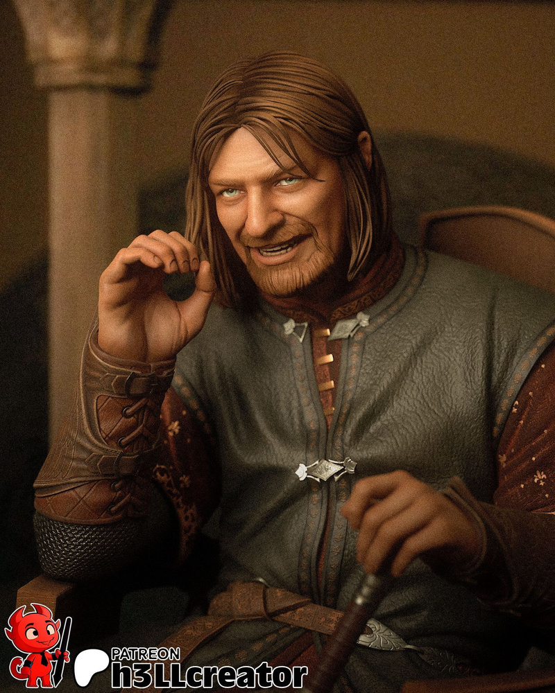 Фигура модель Боромир Властелин Колец, Boromir (The Lord of the Rings), 149 мм  #1